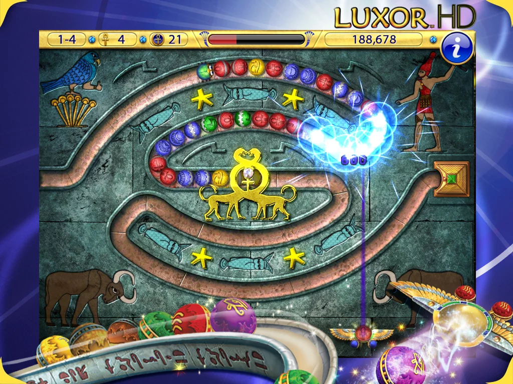 Изображение игры: Luxor HD
