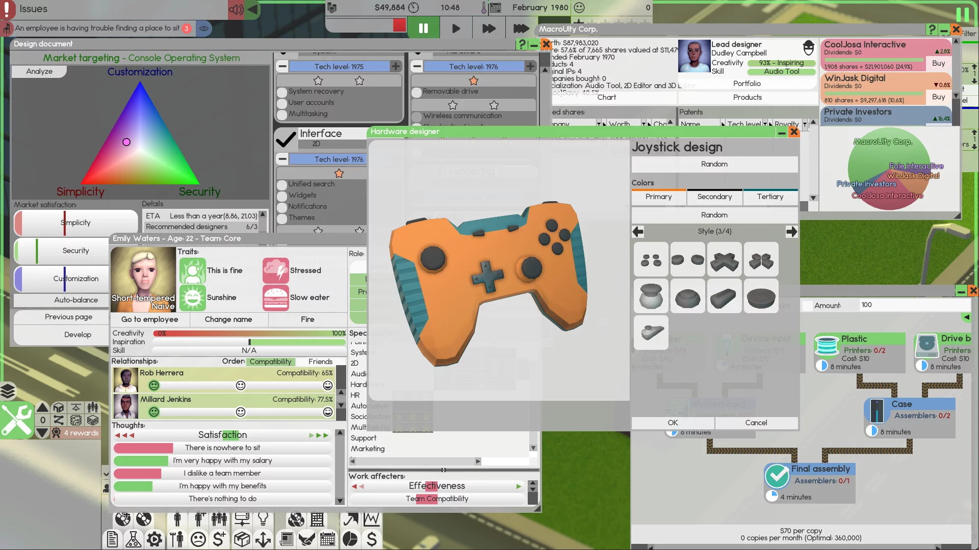 Изображение игры: Software Inc.