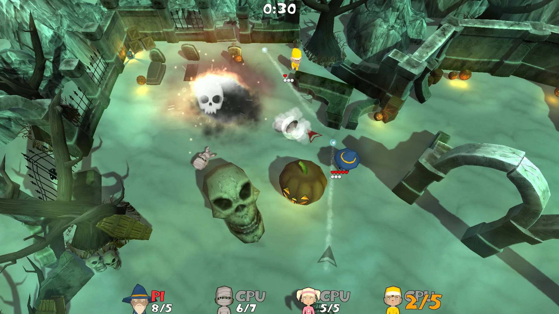 Изображение игры: Super Snow Fight