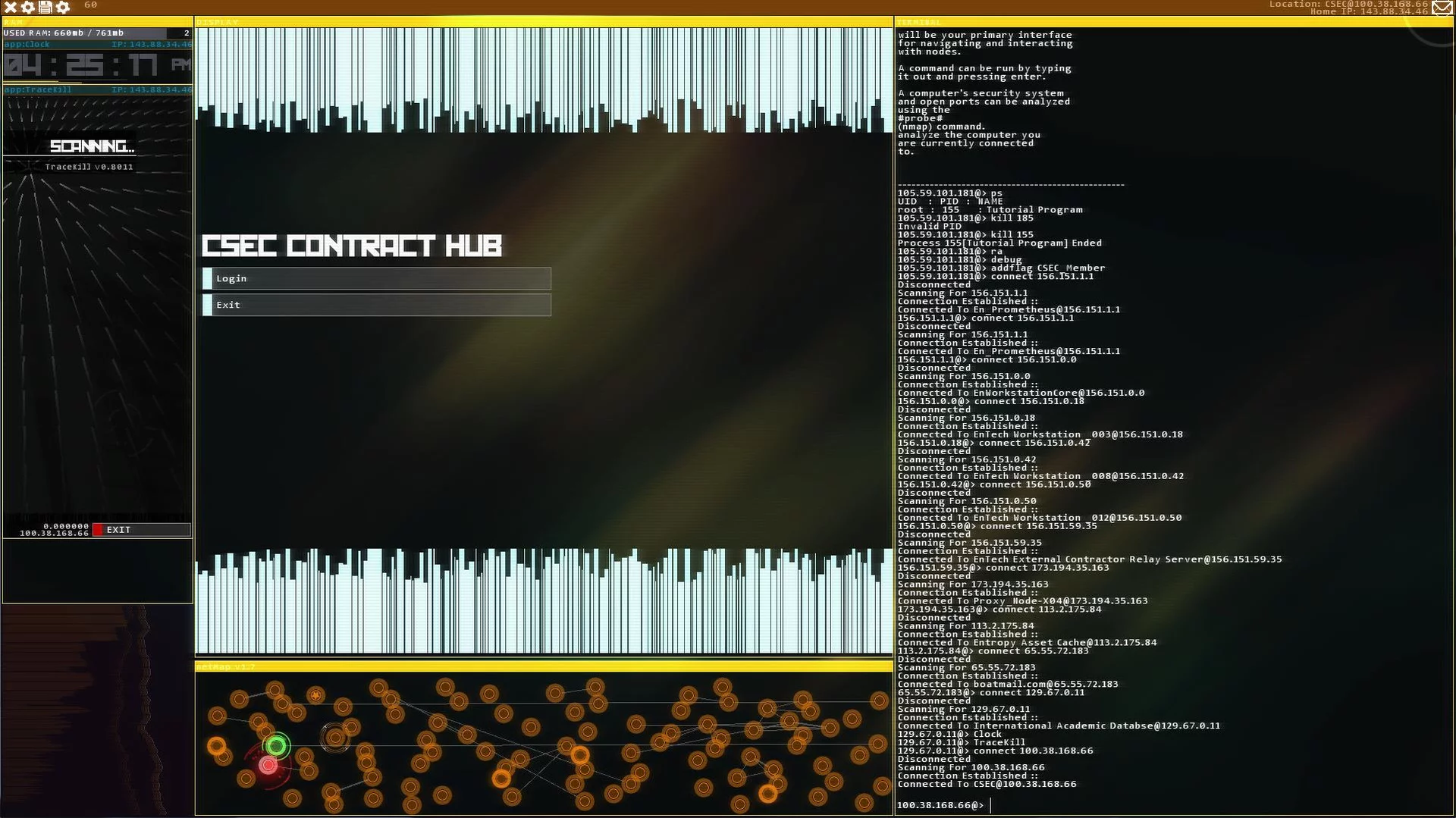 Изображение игры: Hacknet