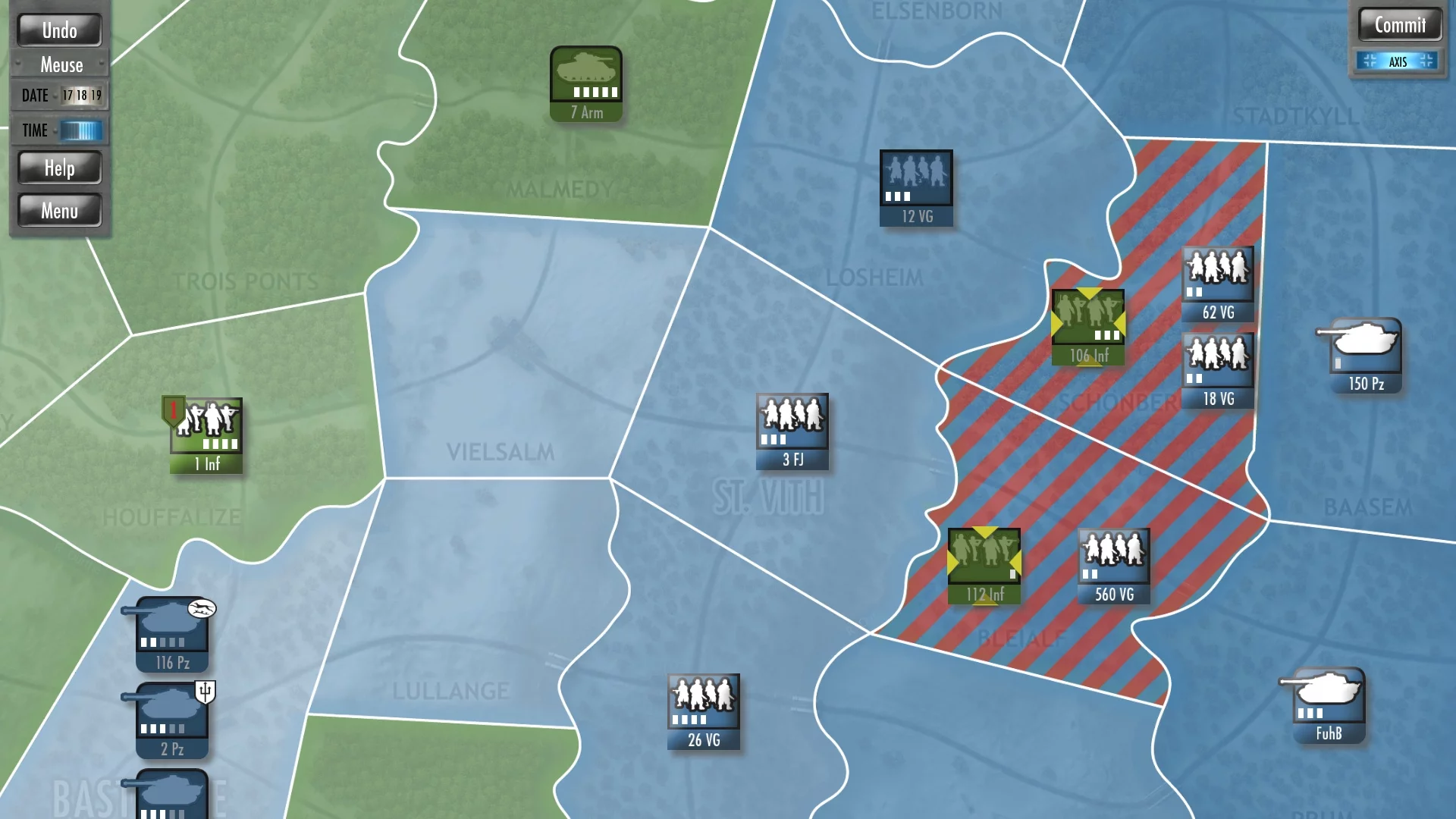 Изображение игры: Battle of the Bulge