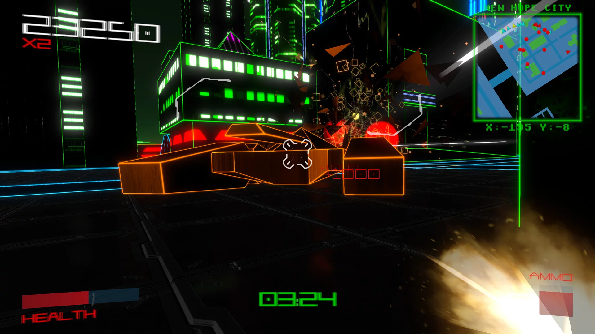 Изображение игры: Vektor Wars