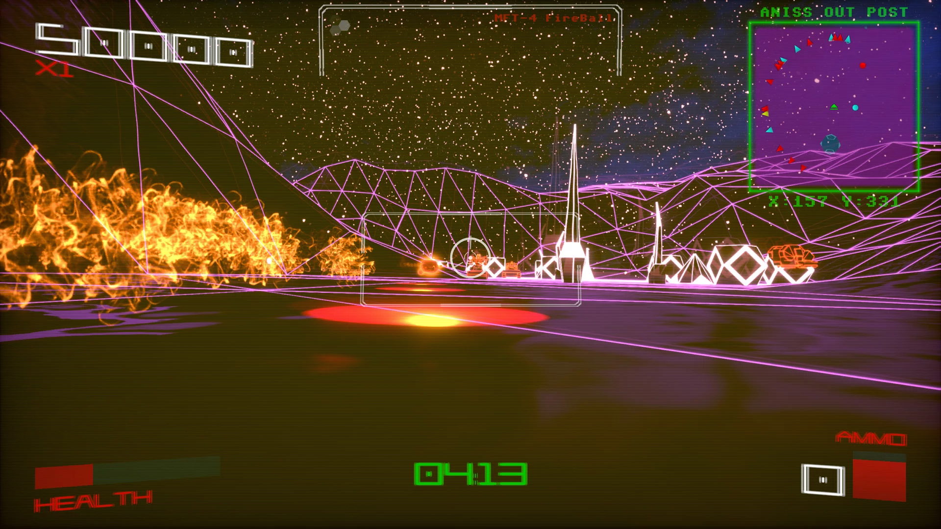 Изображение игры: Vektor Wars