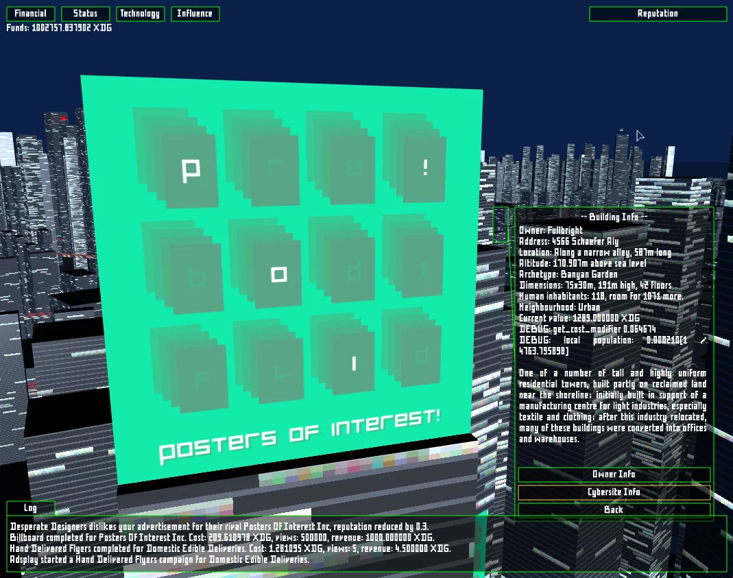 Изображение игры: AdvertCity