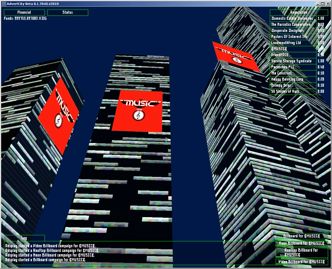 Изображение игры: AdvertCity