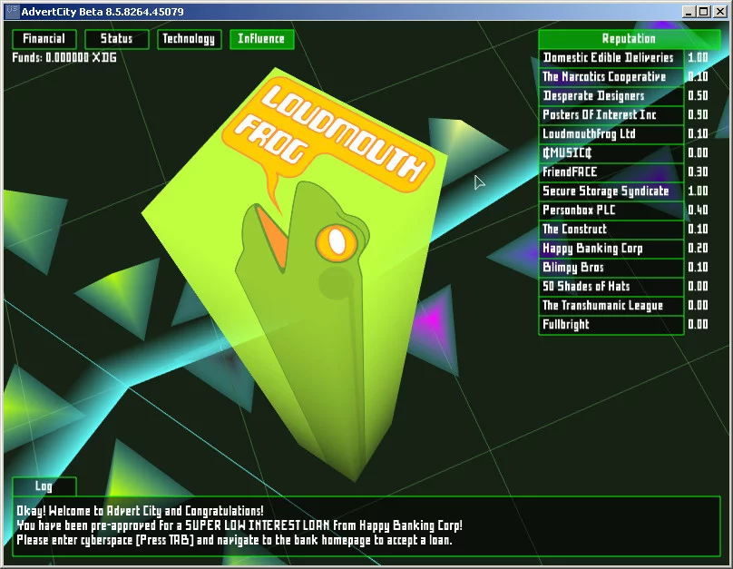 Изображение игры: AdvertCity