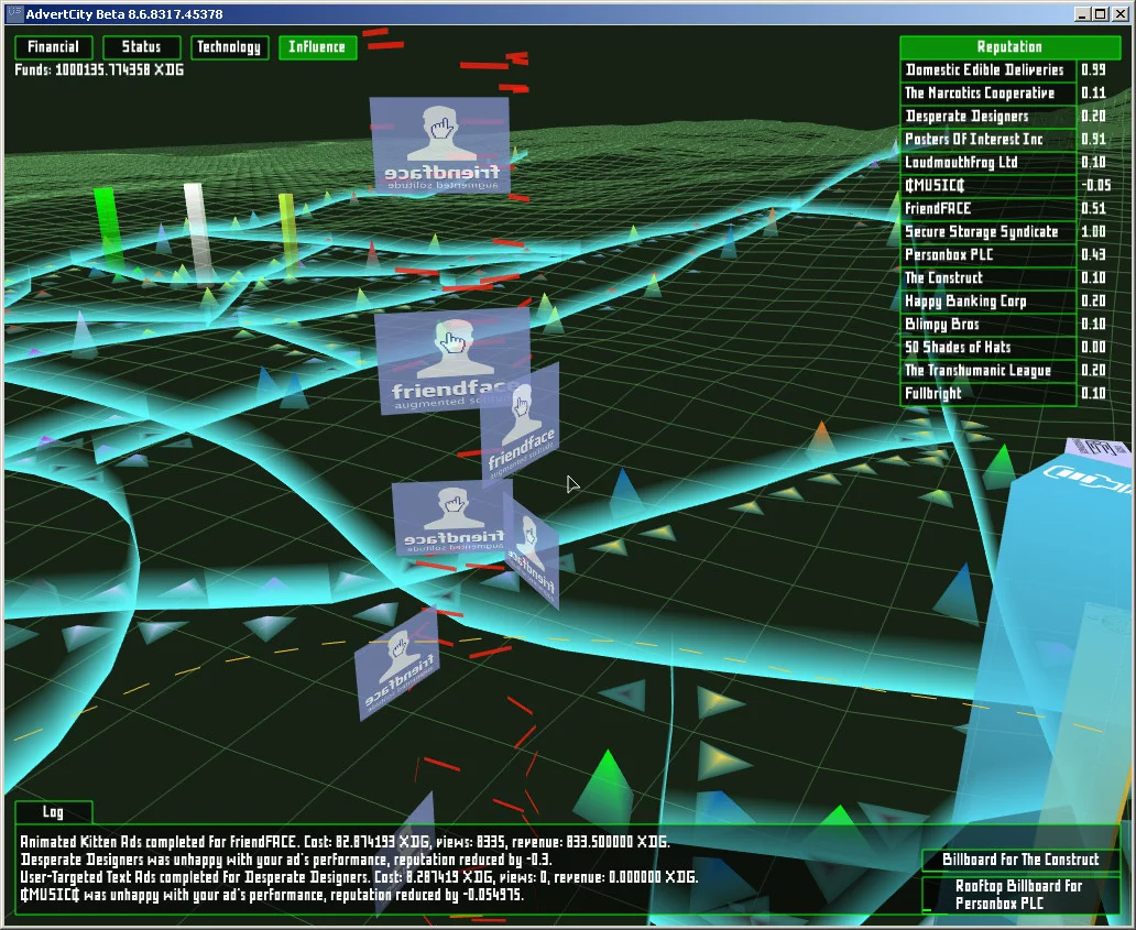 Изображение игры: AdvertCity