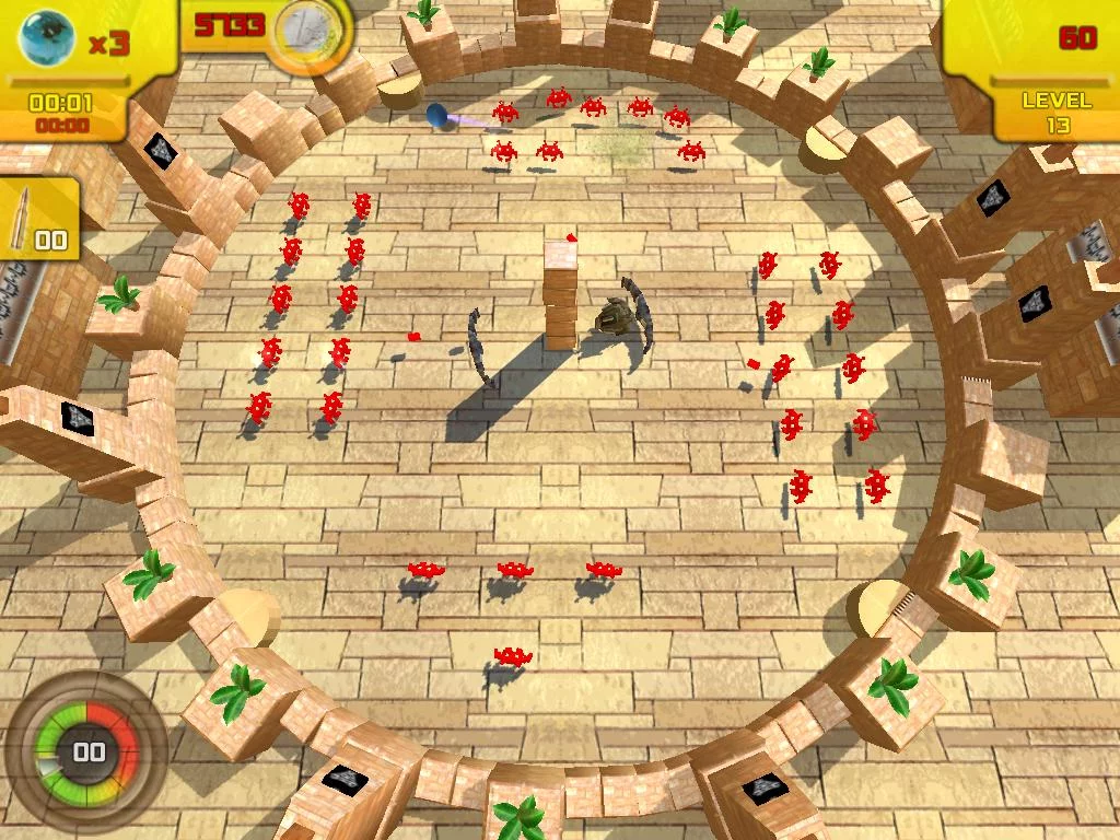 Изображение игры: Breakout Invaders