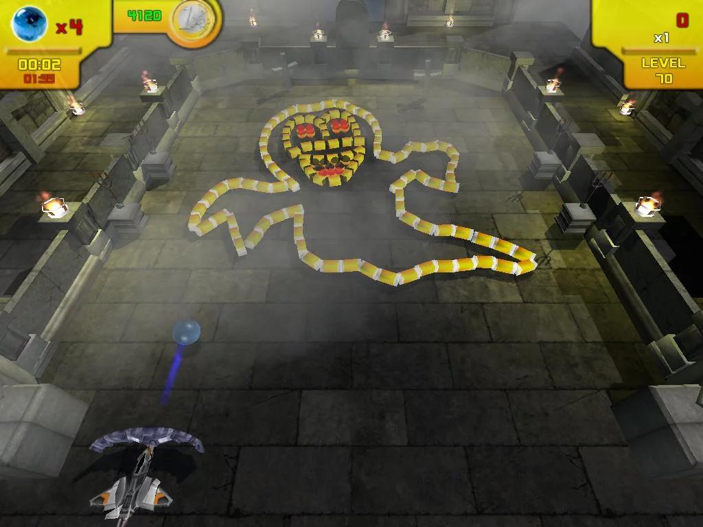 Изображение игры: Breakout Invaders