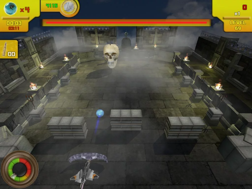 Изображение игры: Breakout Invaders