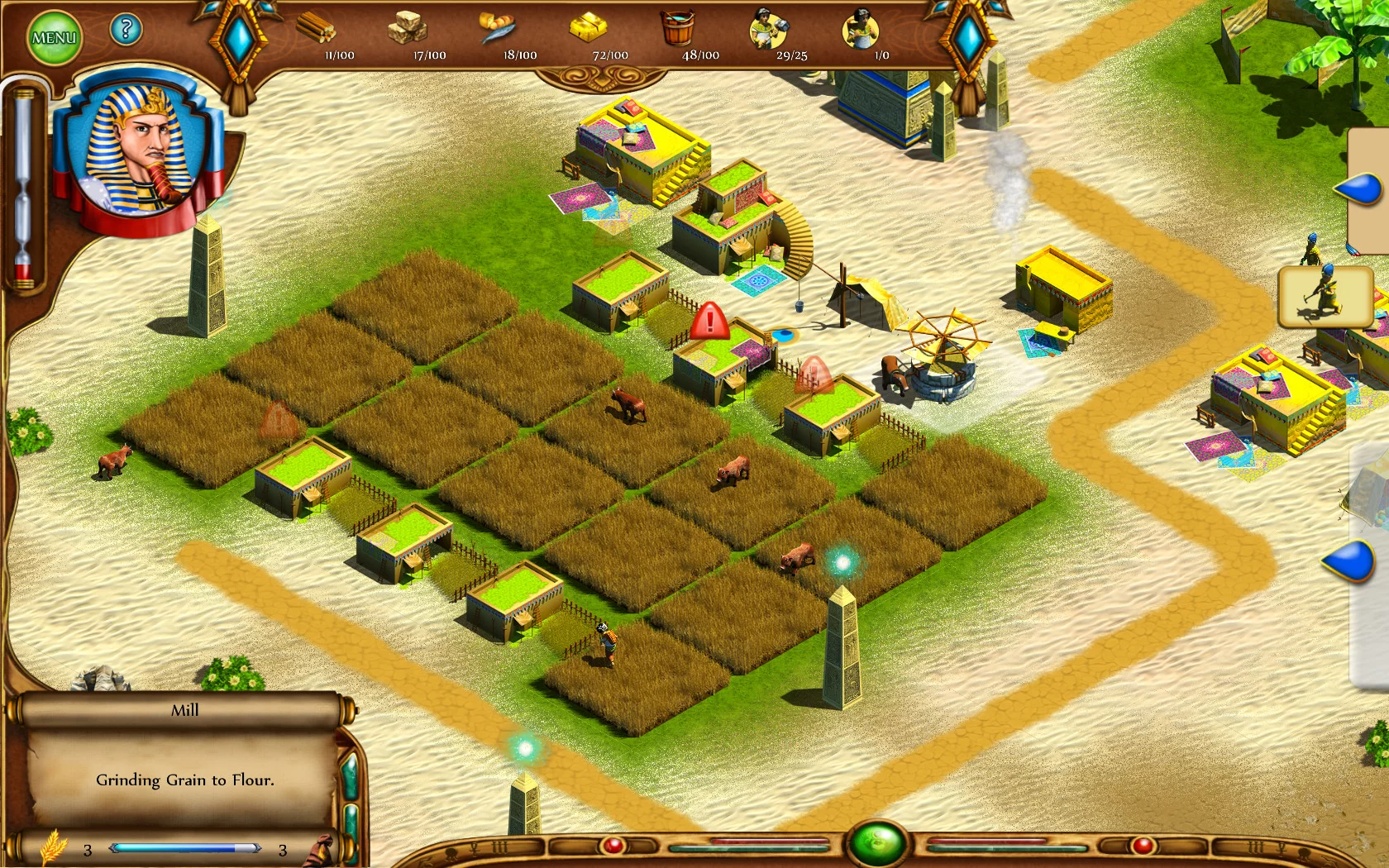 Изображение игры: Egyptian Settlement Gold