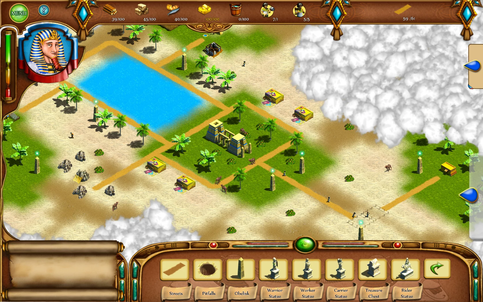 Изображение игры: Egyptian Settlement Gold