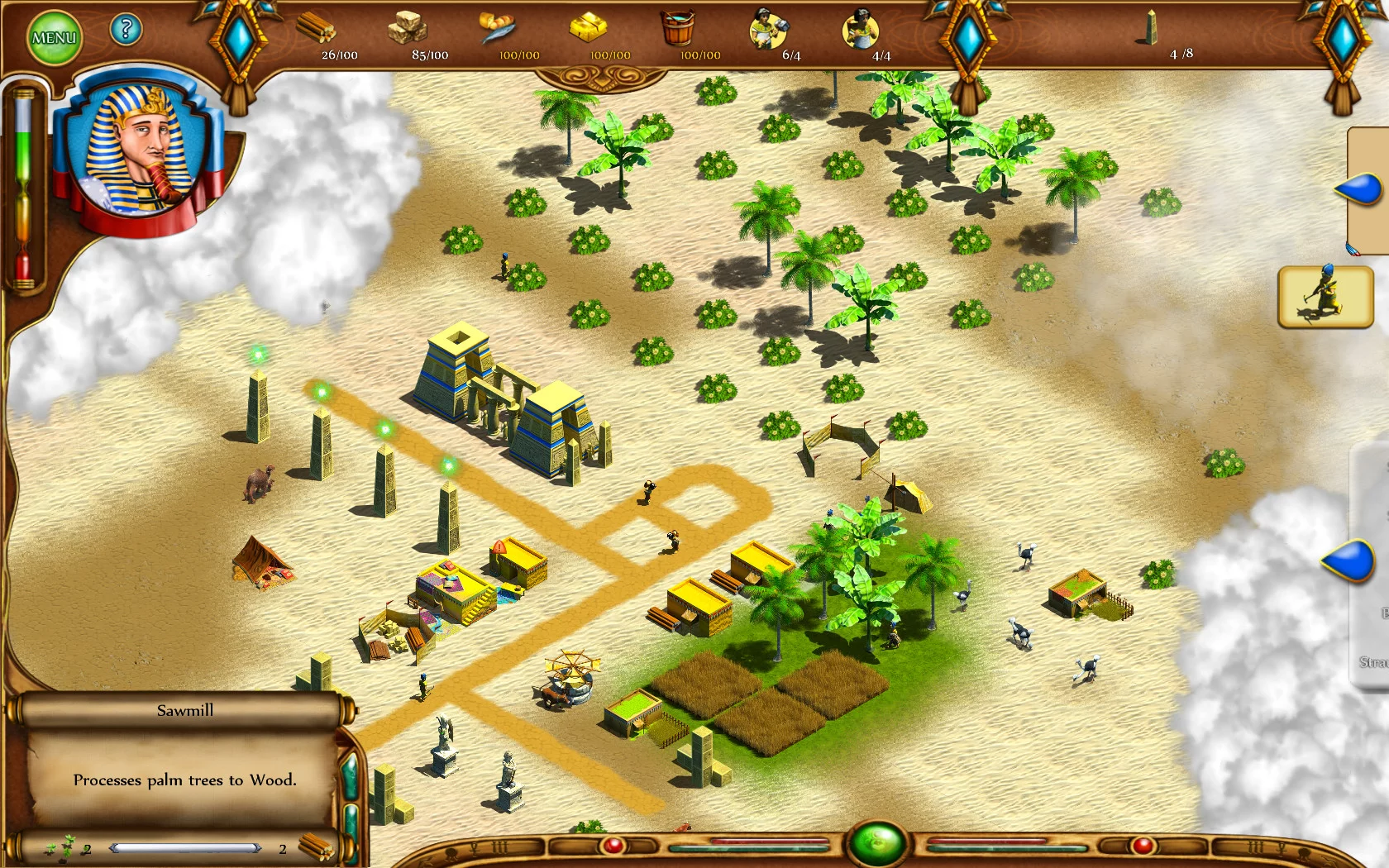 Изображение игры: Egyptian Settlement Gold
