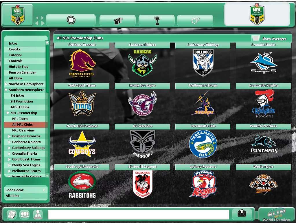 Изображение игры: Rugby League Team Manager 2015