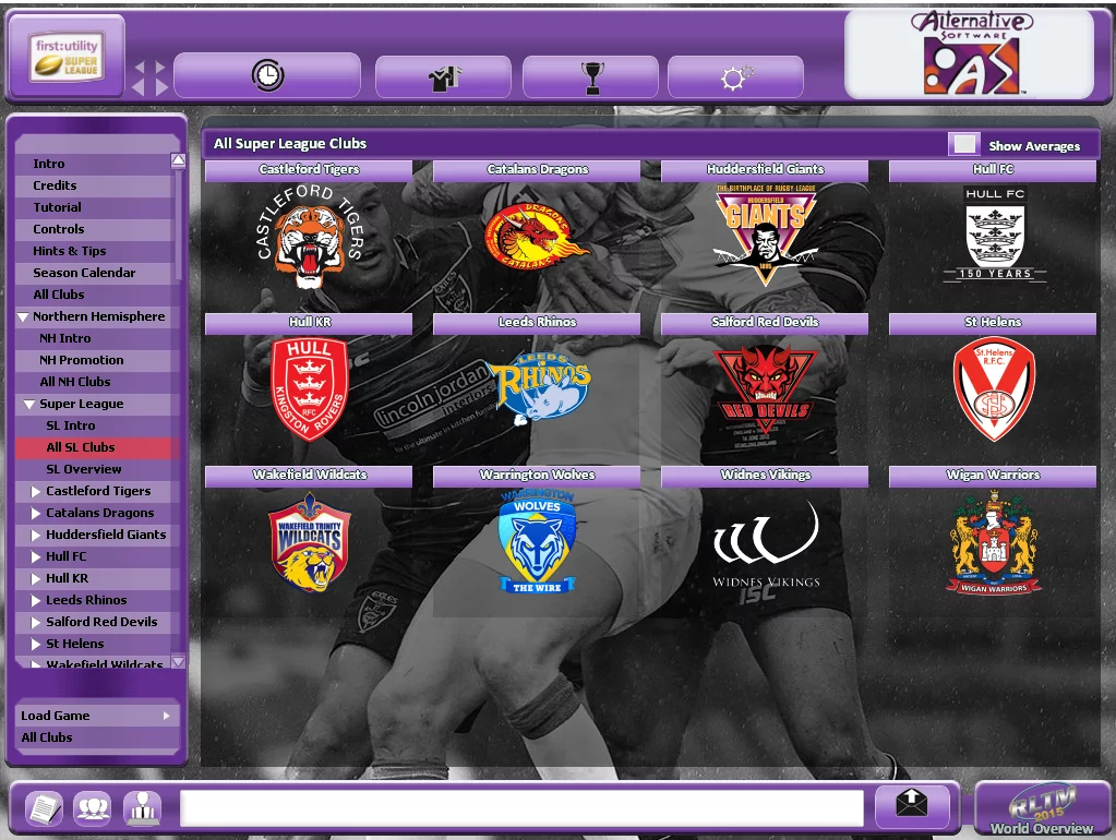 Изображение игры: Rugby League Team Manager 2015