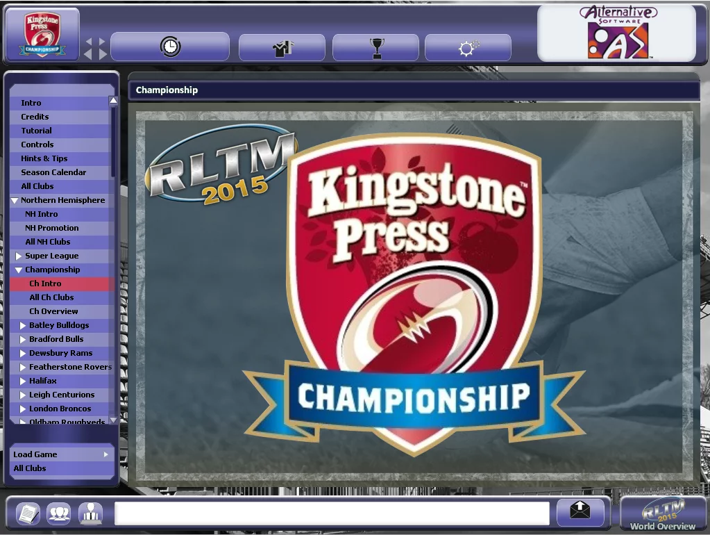 Изображение игры: Rugby League Team Manager 2015