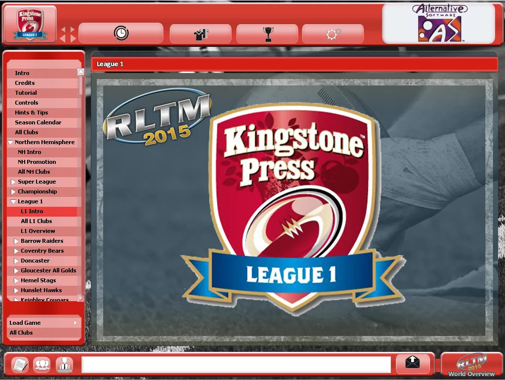 Изображение игры: Rugby League Team Manager 2015
