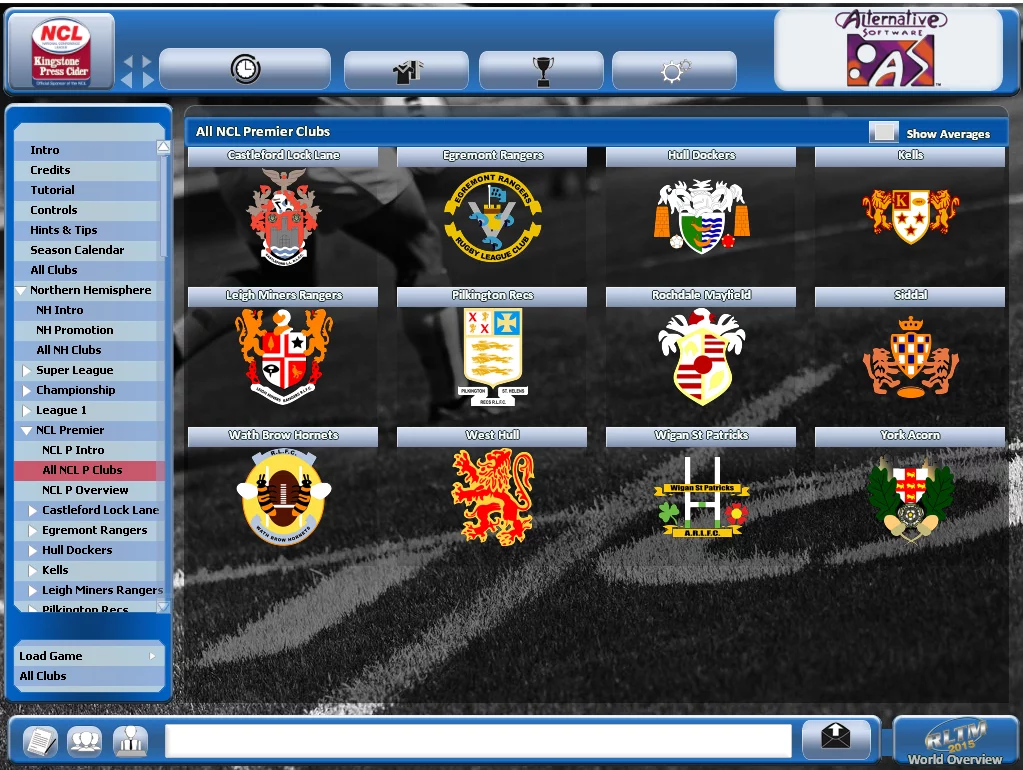 Изображение игры: Rugby League Team Manager 2015