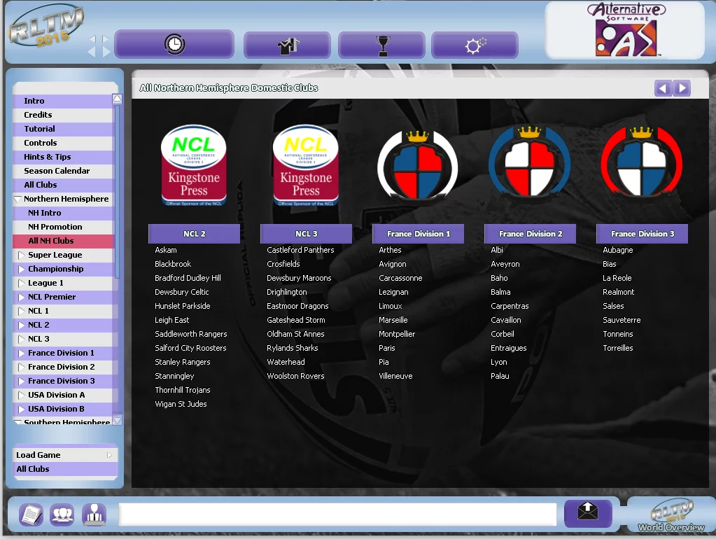 Изображение игры: Rugby League Team Manager 2015