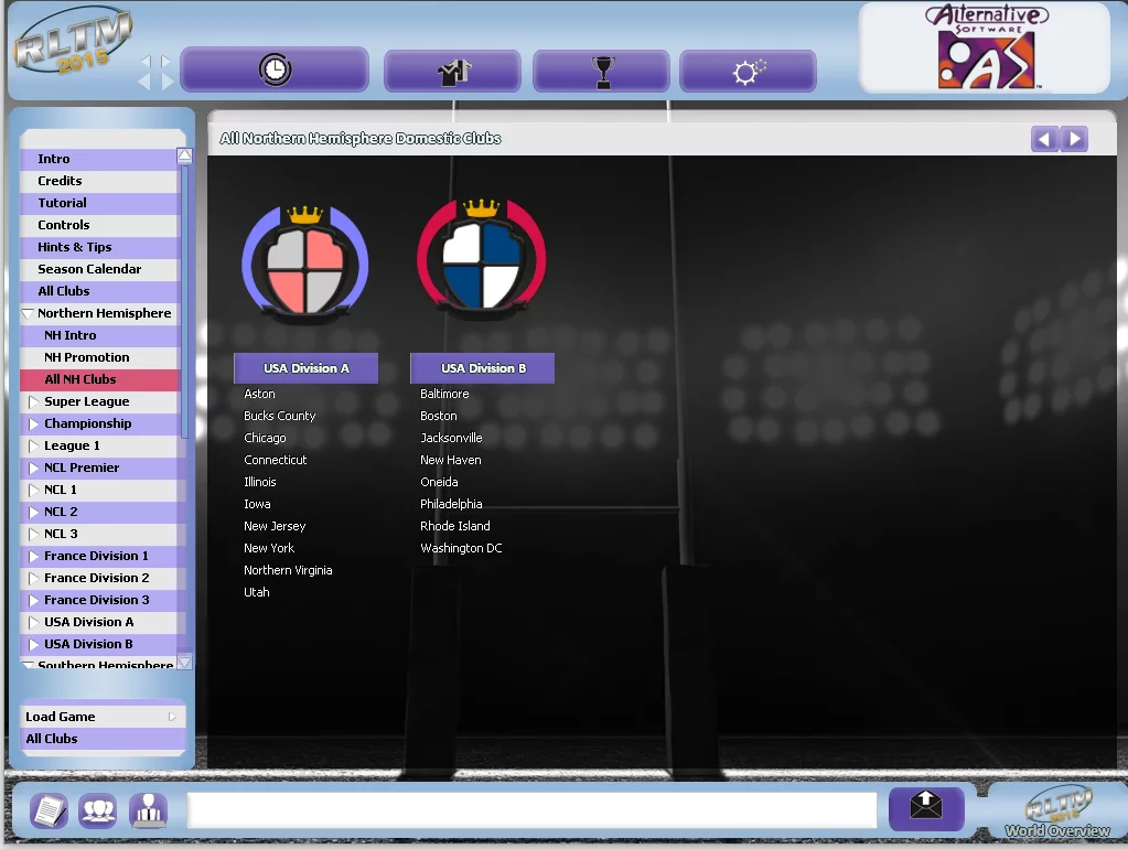 Изображение игры: Rugby League Team Manager 2015
