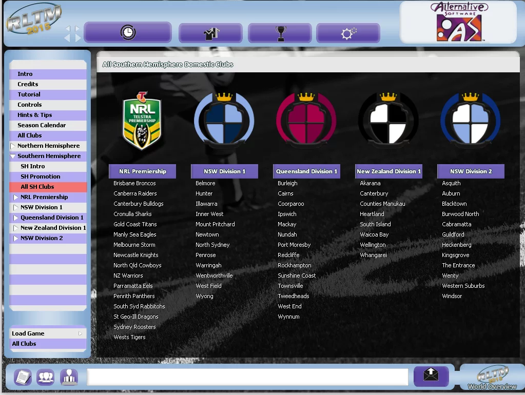 Изображение игры: Rugby League Team Manager 2015