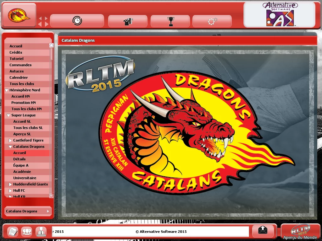 Изображение игры: Rugby League Team Manager 2015