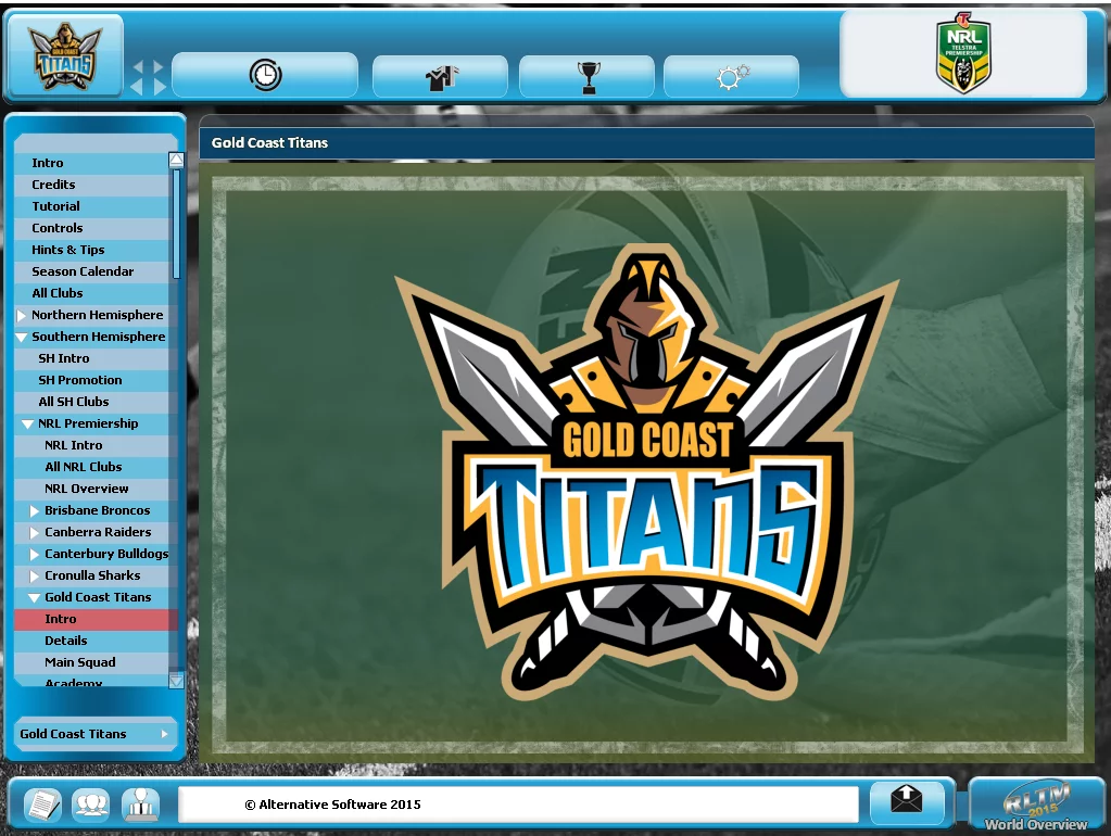 Изображение игры: Rugby League Team Manager 2015