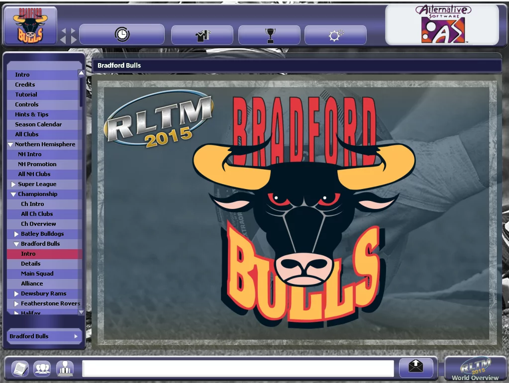 Изображение игры: Rugby League Team Manager 2015