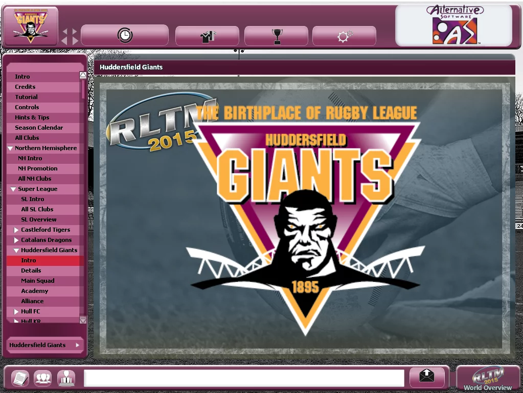 Изображение игры: Rugby League Team Manager 2015