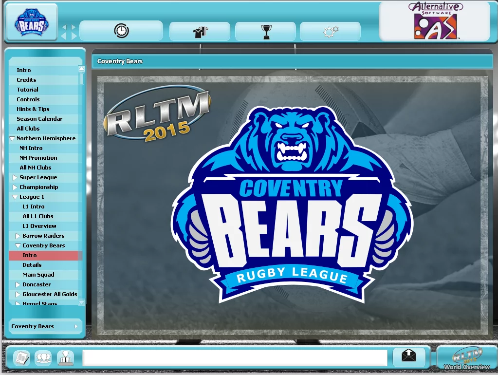 Изображение игры: Rugby League Team Manager 2015