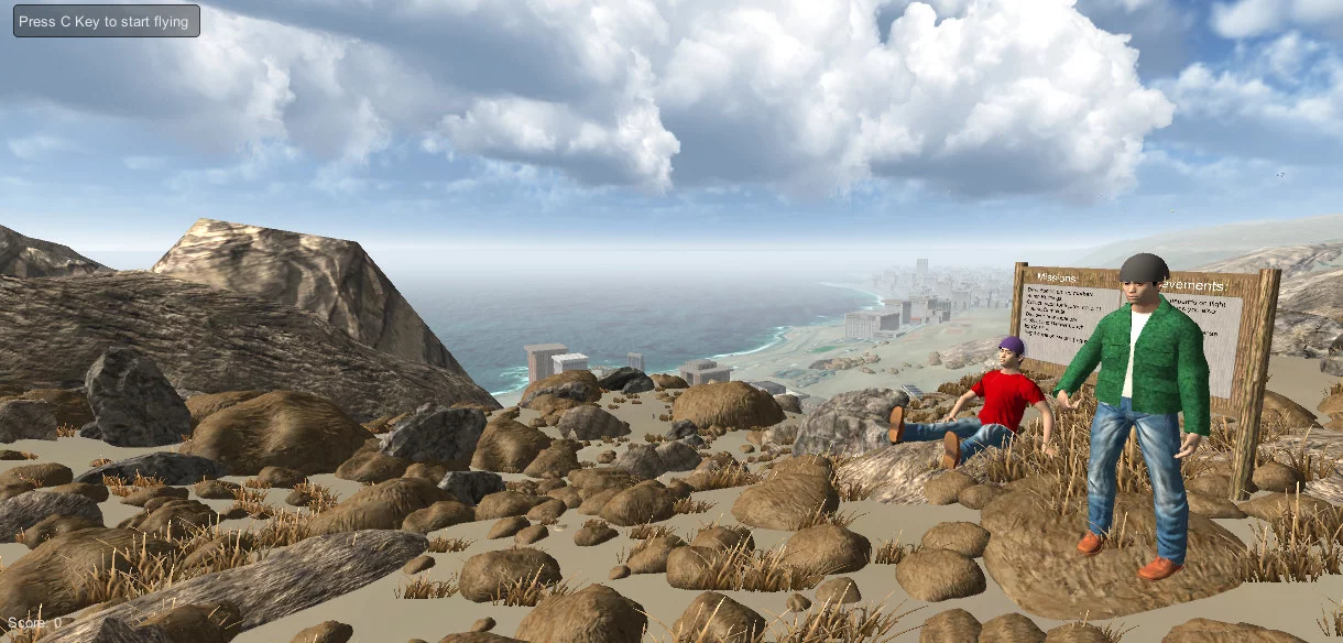 Изображение игры: 3D Paraglider