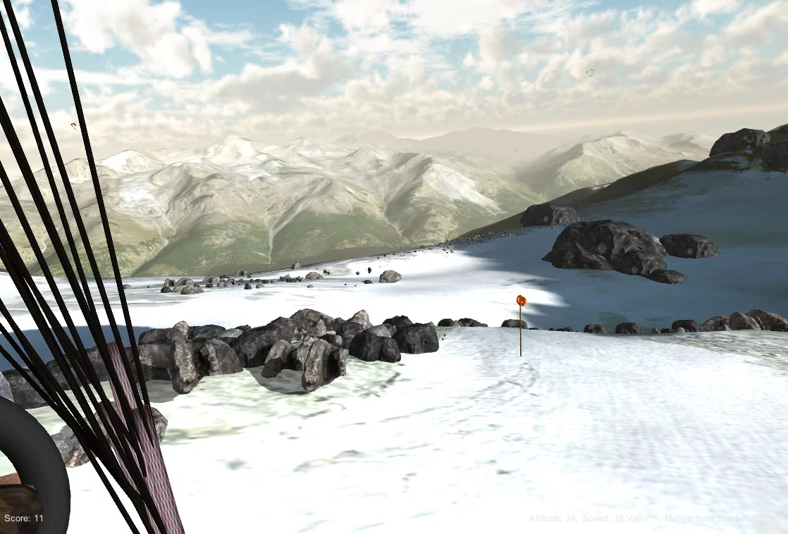 Изображение игры: 3D Paraglider