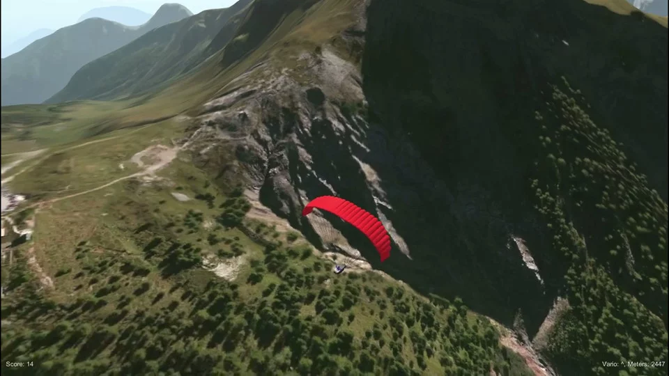 Изображение игры: 3D Paraglider