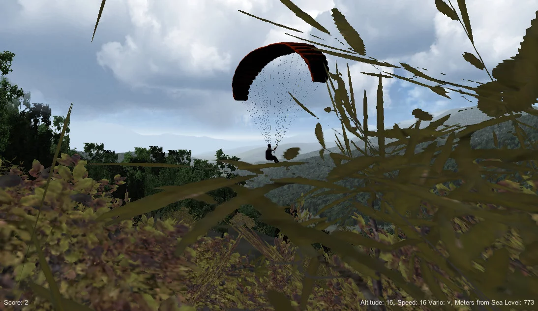 Изображение игры: 3D Paraglider