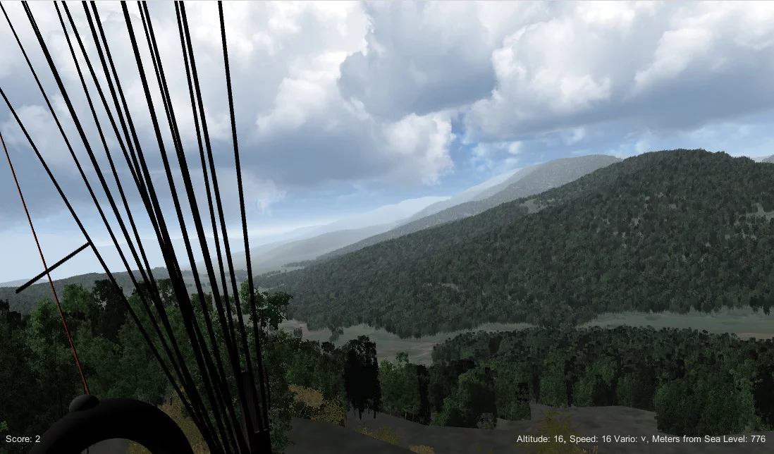 Изображение игры: 3D Paraglider