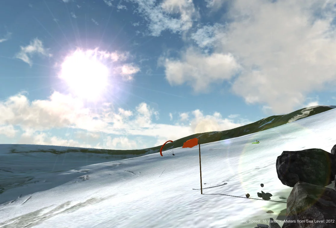 Изображение игры: 3D Paraglider