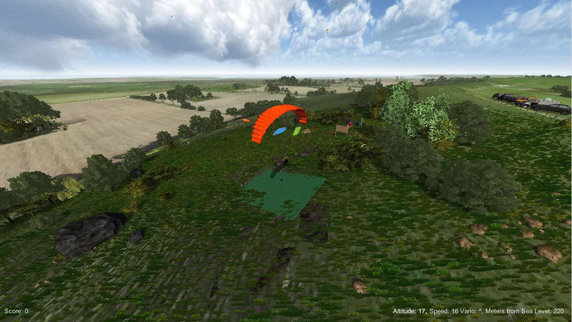 Изображение игры: 3D Paraglider