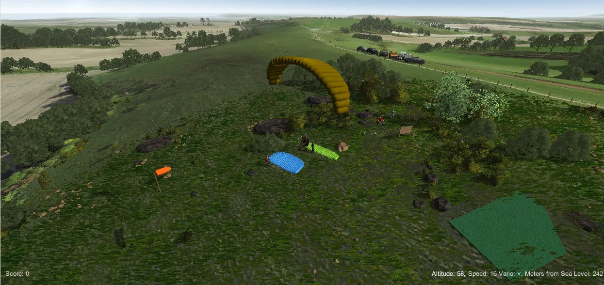 Изображение игры: 3D Paraglider