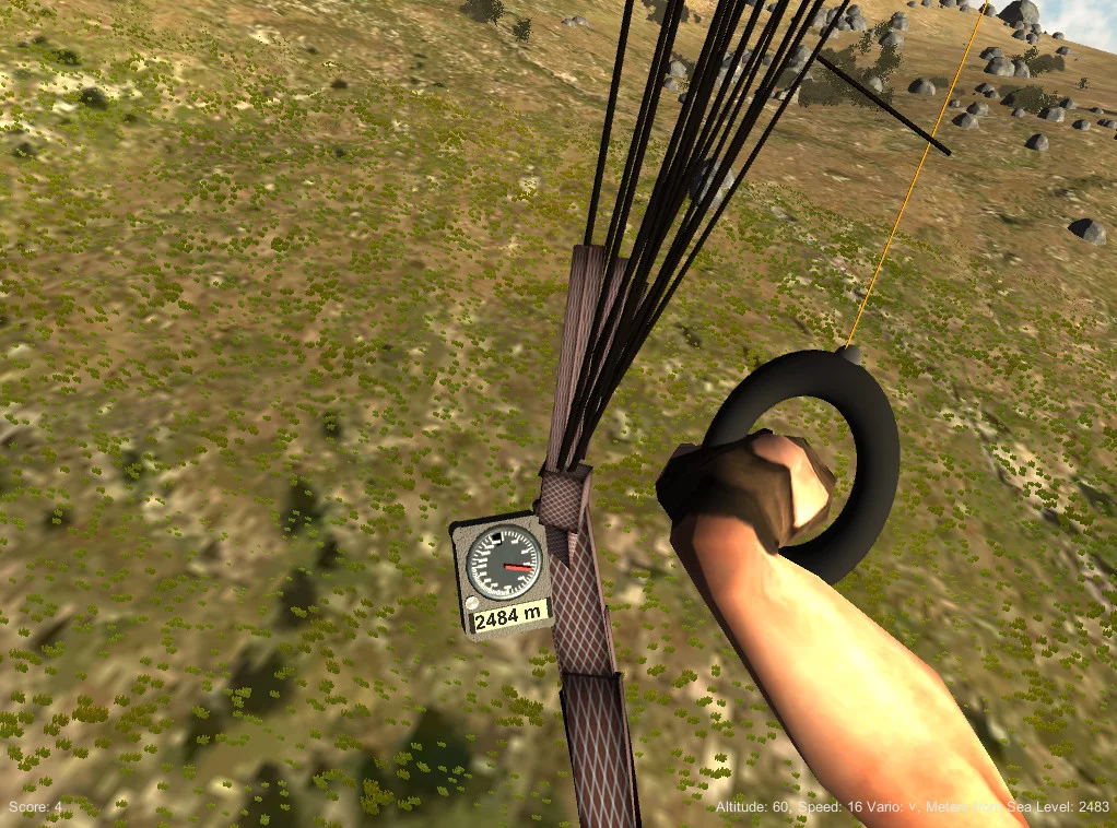 Изображение игры: 3D Paraglider