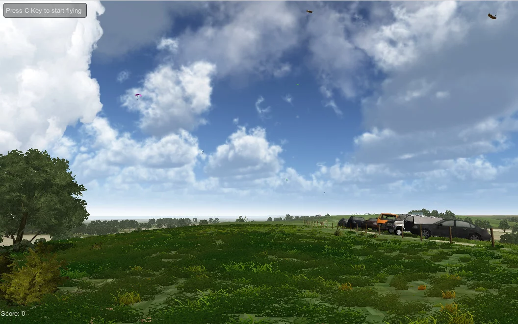 Изображение игры: 3D Paraglider