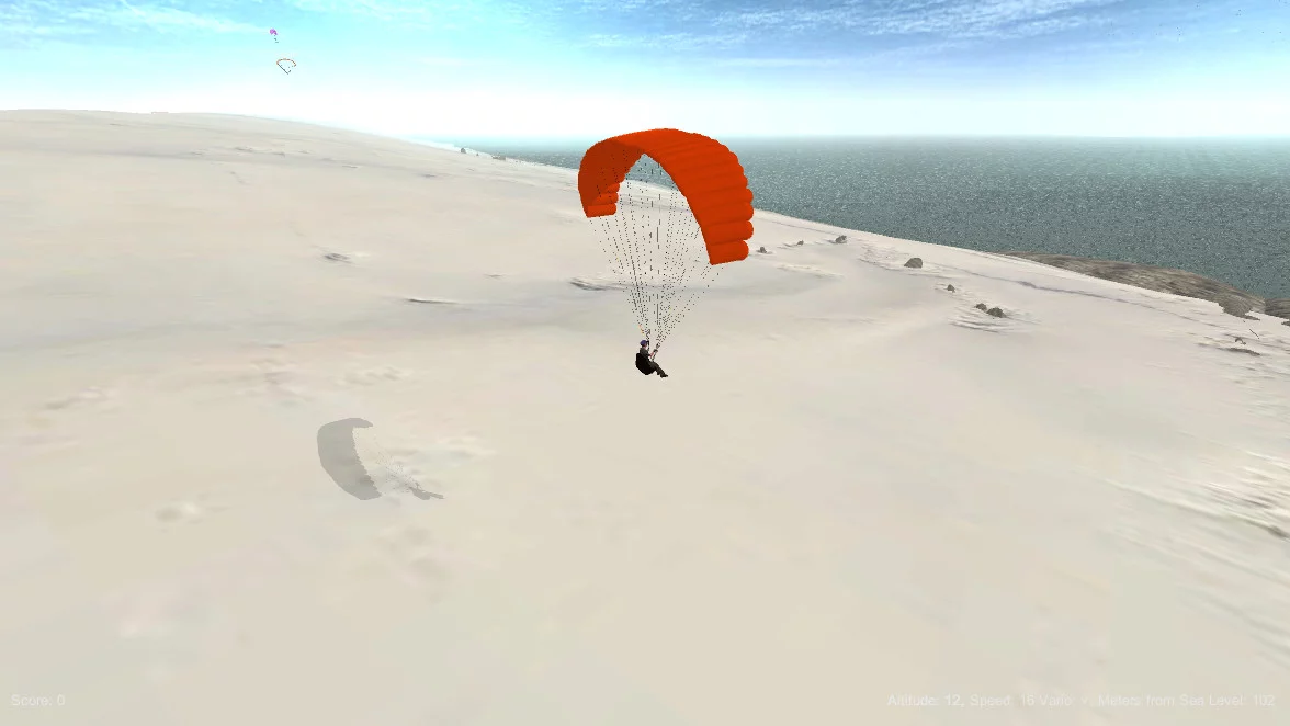 Изображение игры: 3D Paraglider