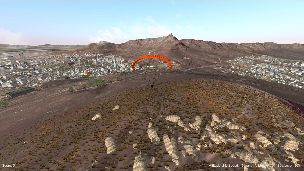 Изображение игры: 3D Paraglider