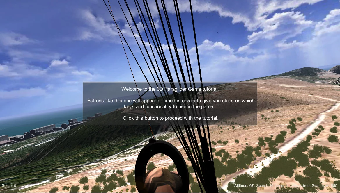 Изображение игры: 3D Paraglider