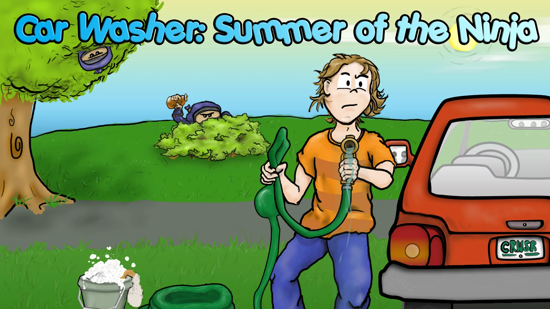 Изображение игры: Car Washer: Summer of the Ninja