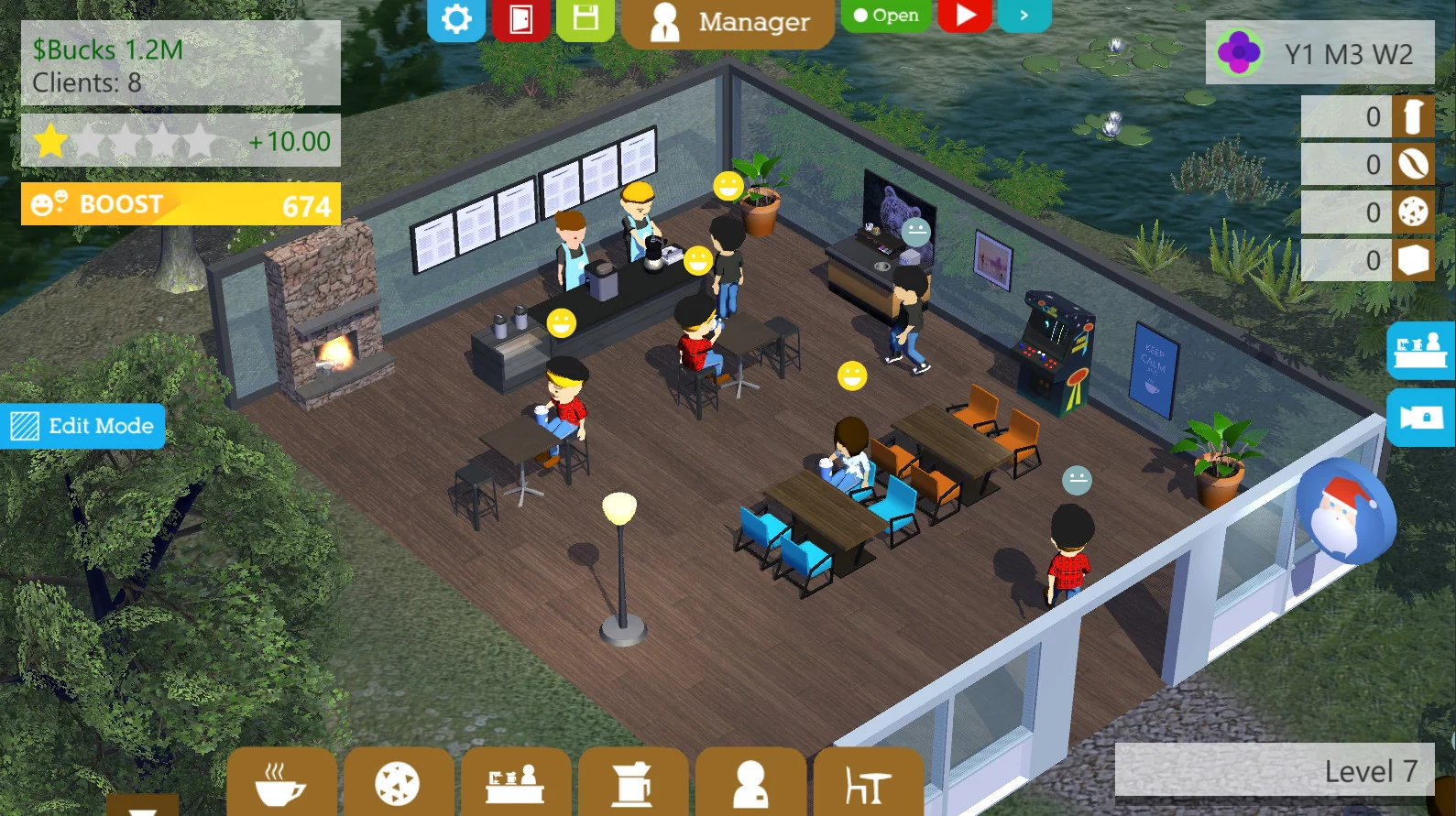 Изображение игры: Coffee Shop Tycoon