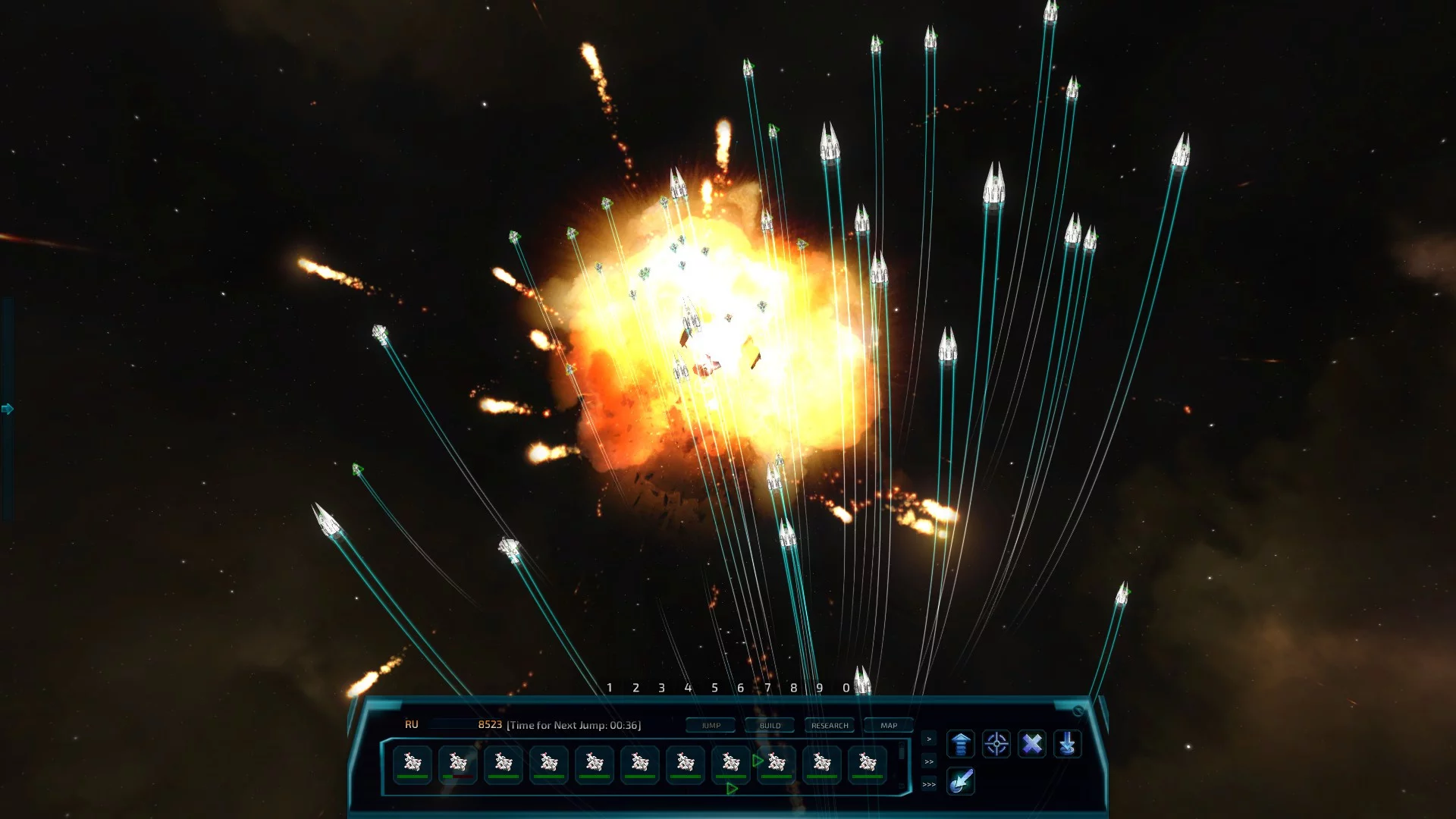 Изображение игры: Nomad Fleet