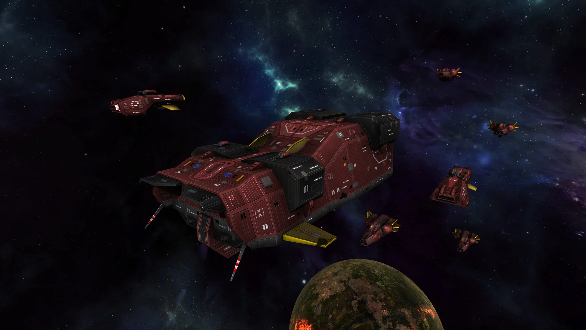 Изображение игры: Nomad Fleet