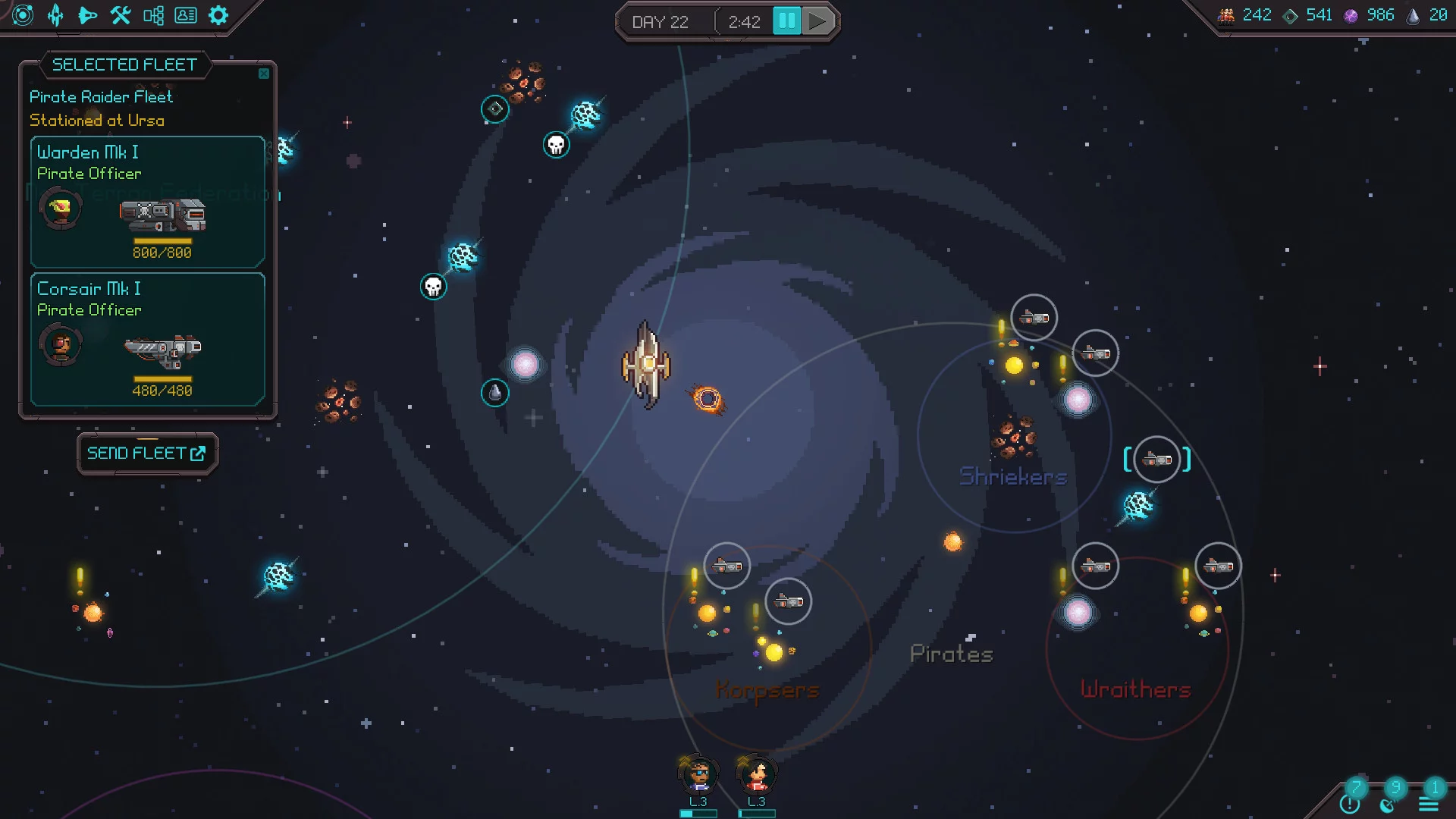 Изображение игры: Halcyon 6: Starbase Commander