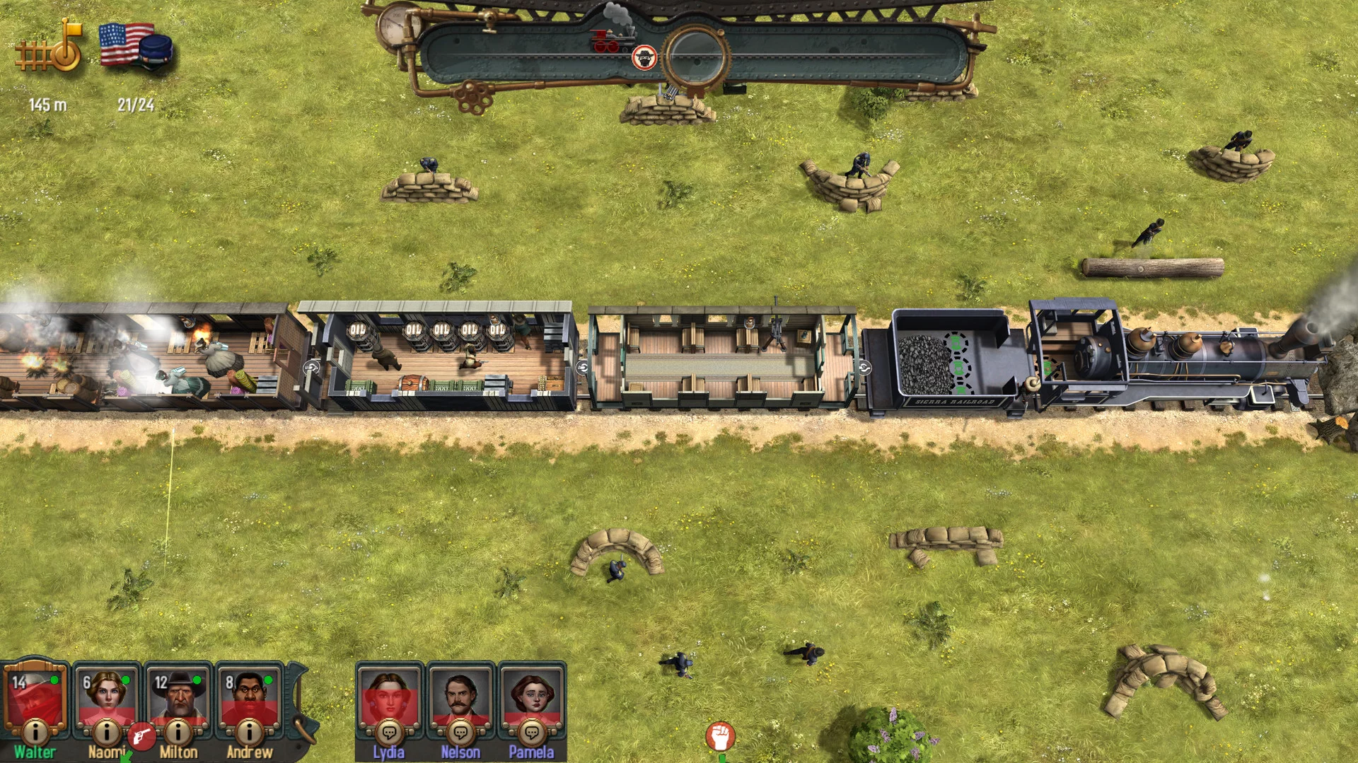 Изображение игры: Bounty Train