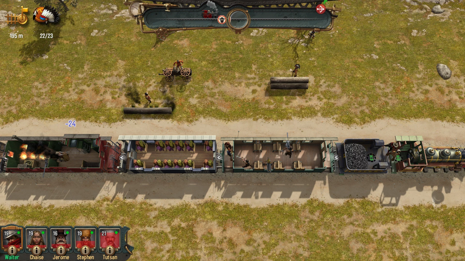 Изображение игры: Bounty Train